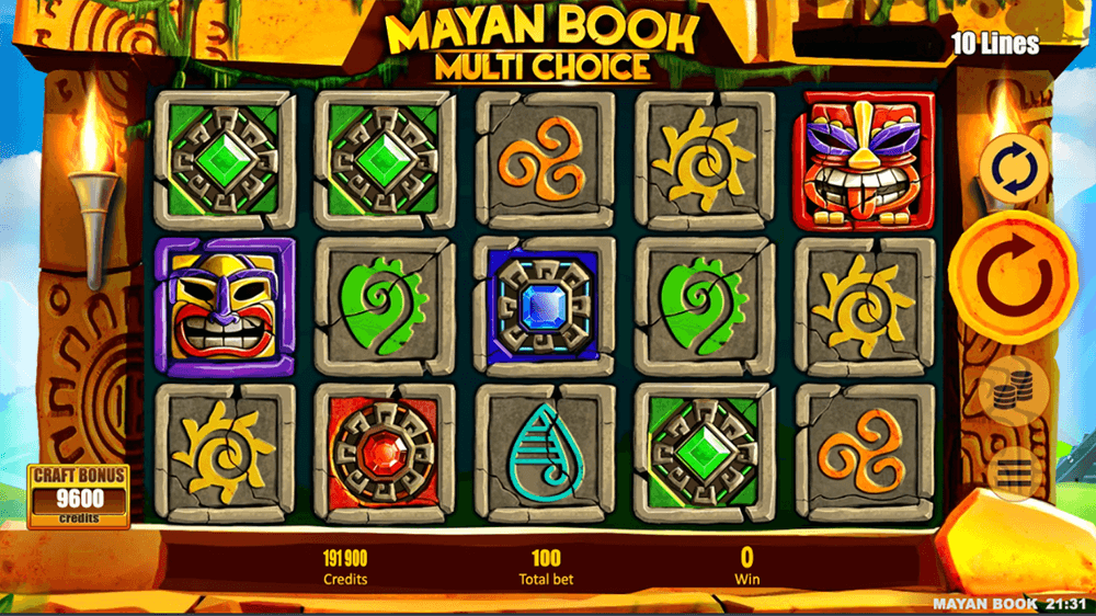 Мобильная версия Mayan Book Multi Choice